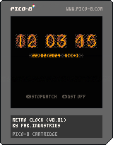 Retro Clock Cart
