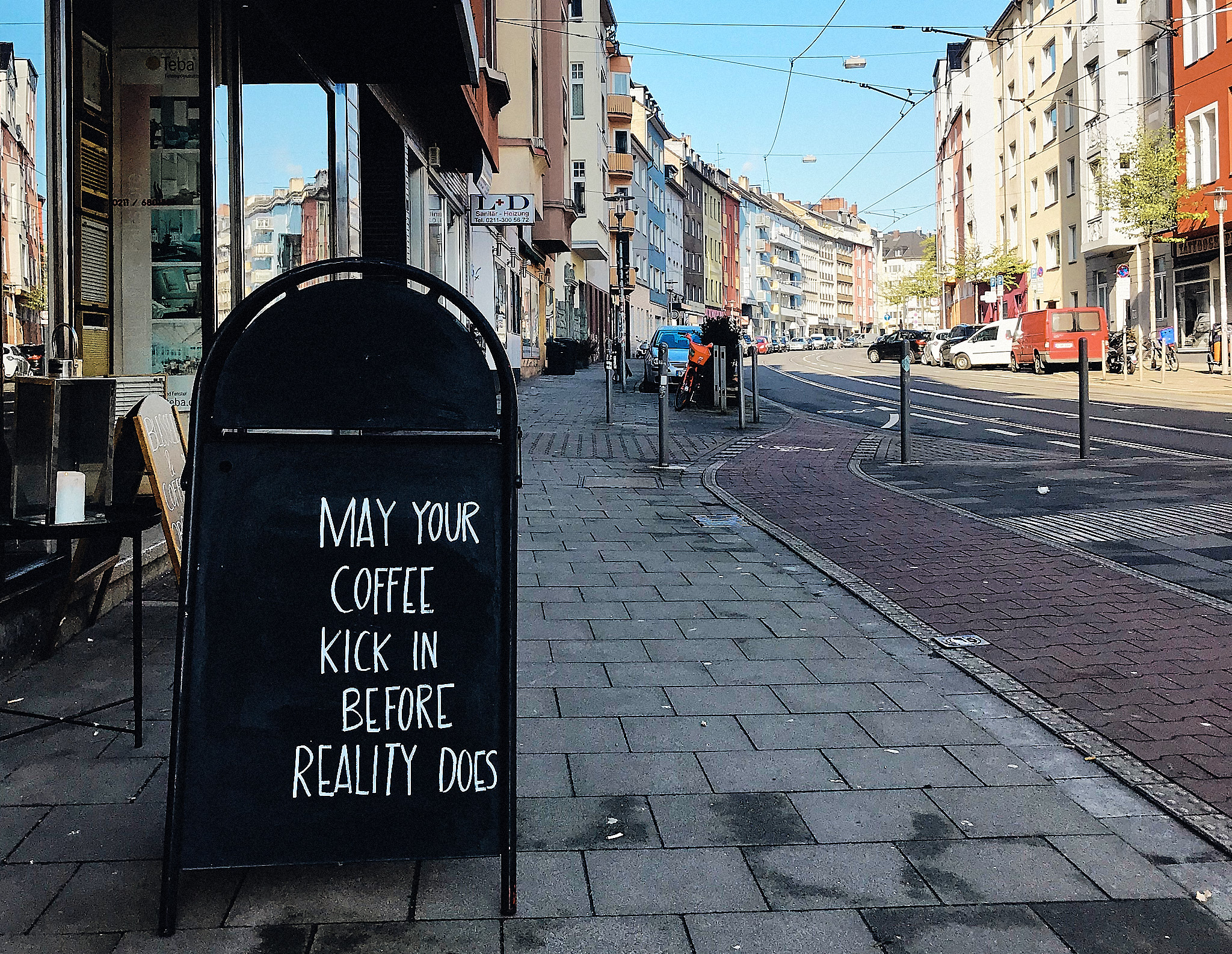 May Your Coffee Kick in Before Reality Does