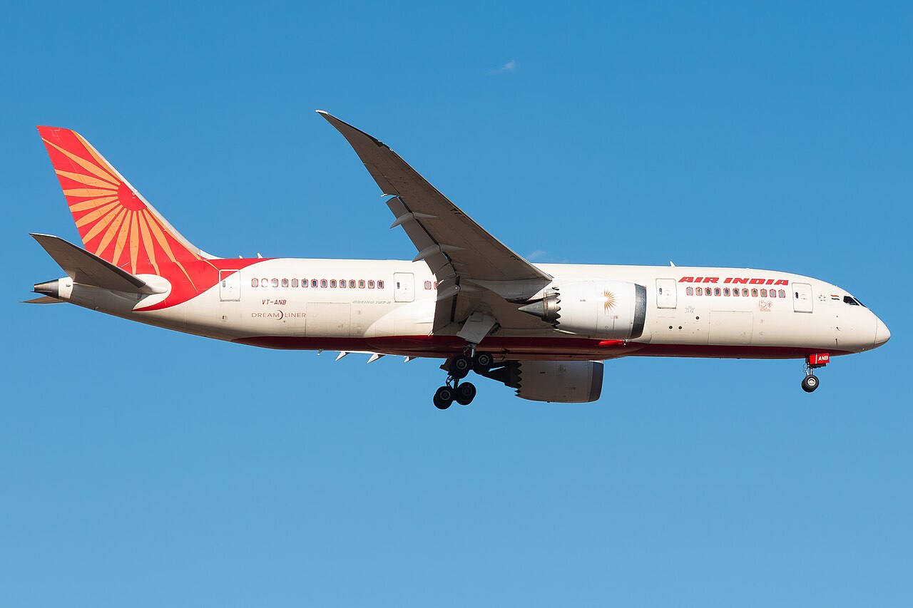 The accident aircraft, VT-ANB, in 2024