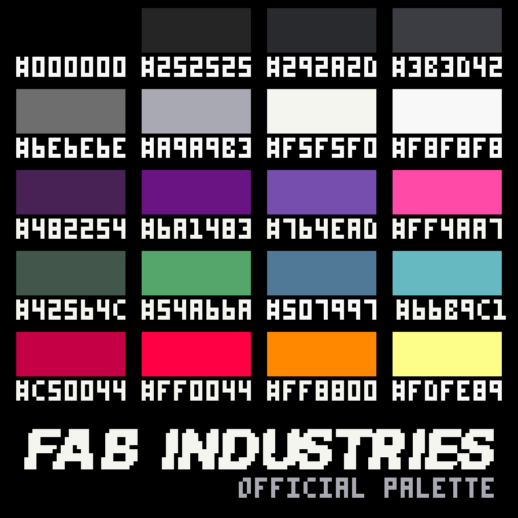 FAB INDUSTRIES Palette