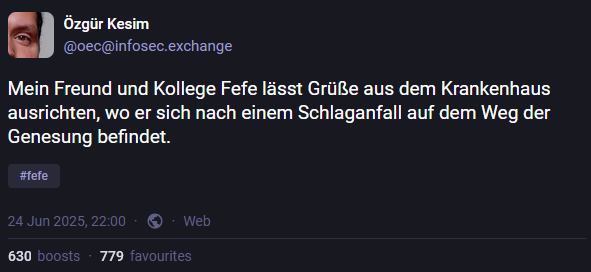 Post von Özgür Kesim