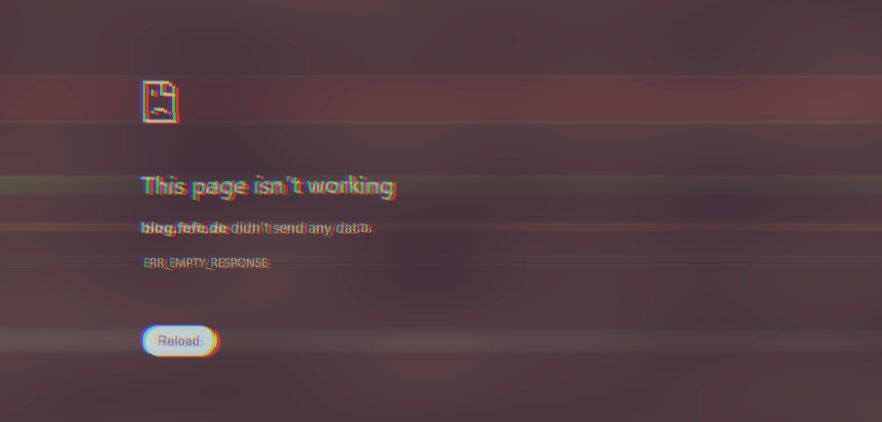 Fefes Server funktioniert nicht mehr