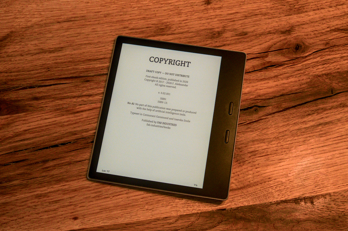 My ebook layout