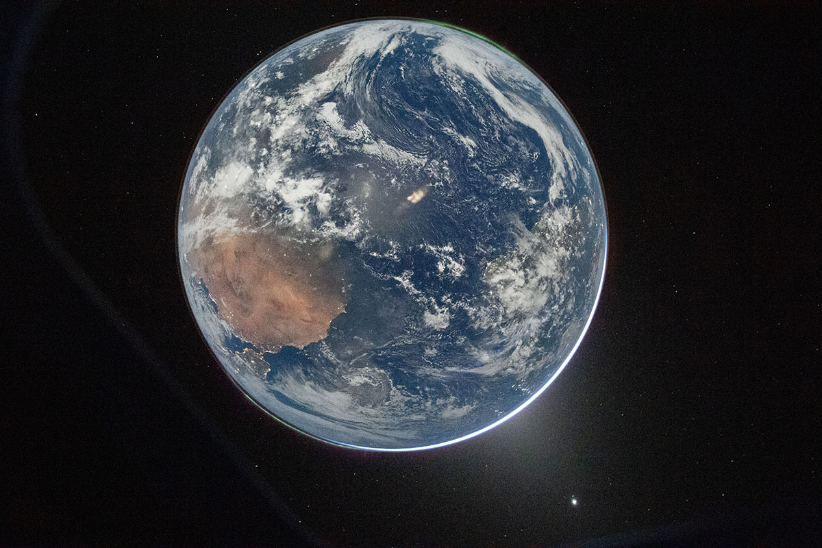 Photo taken by the Artemis II crew