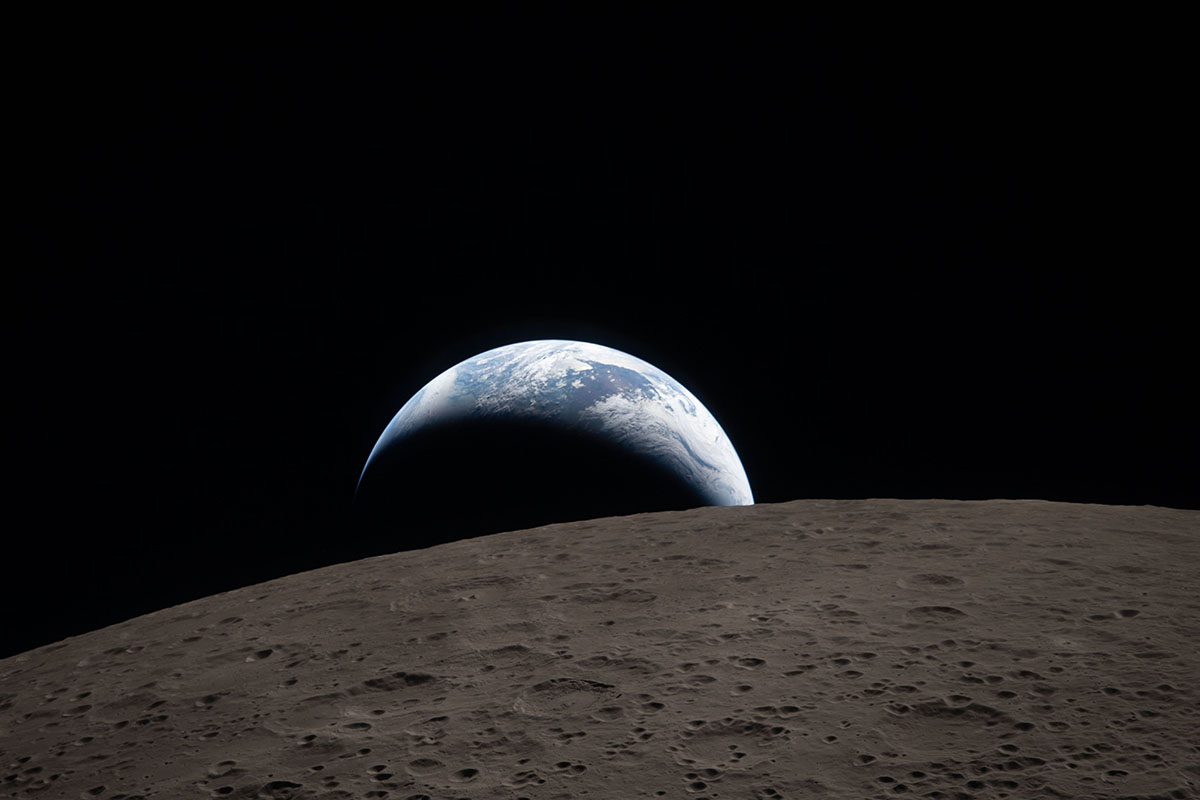 Photo taken by the Artemis II crew