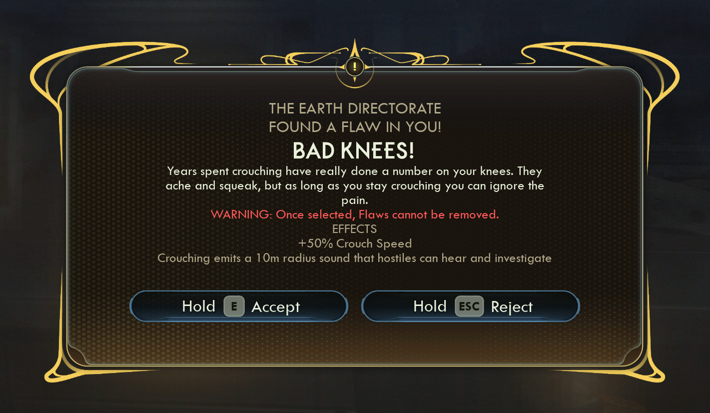 Bad Knees in The Outer Worlds 2