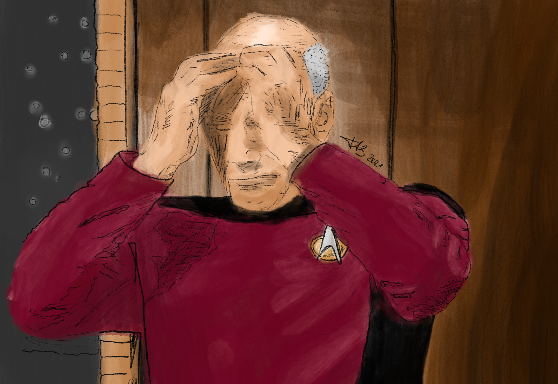 Captain Picard Double Facepalm