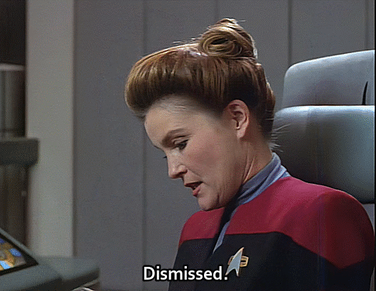 Captain Janeway: „Dismissed!“