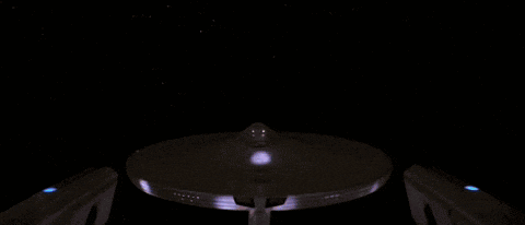 The Enterprise goes to warp